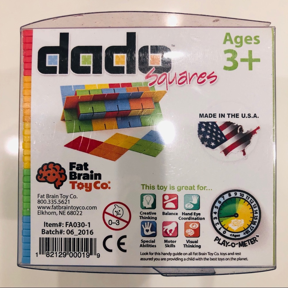 New with tags Dado Squares kids game